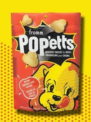 Fromm® Pop'etts Kickin' Chicken Liver Cracker Snacks for Dogs