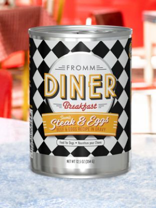 Diner Breakfast Sam's Steak & Eggs Beef & Eggs in Gravy Recipe Food for Dogs