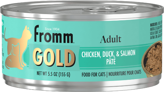 Adult Gold Chicken, Duck, and Salmon Pâté Cat Food 5.5 oz